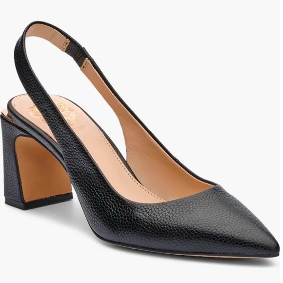 Vince Camuto Black Slingback Heels - Picture 6 of 6